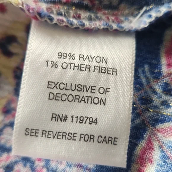 Live And Let Live Colorful Boho Top - Picture 12 of 14